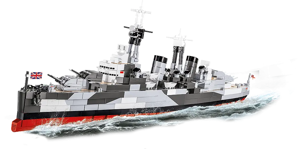 Конструктор COBI корабель 1:300 HMS BELFAST 4844 - фото 2