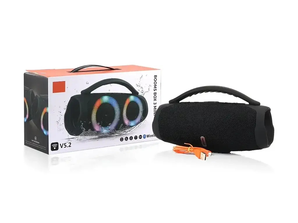 Мінідинамік Bluetooth Boombox 3 Mini RGB B11 - фото 3