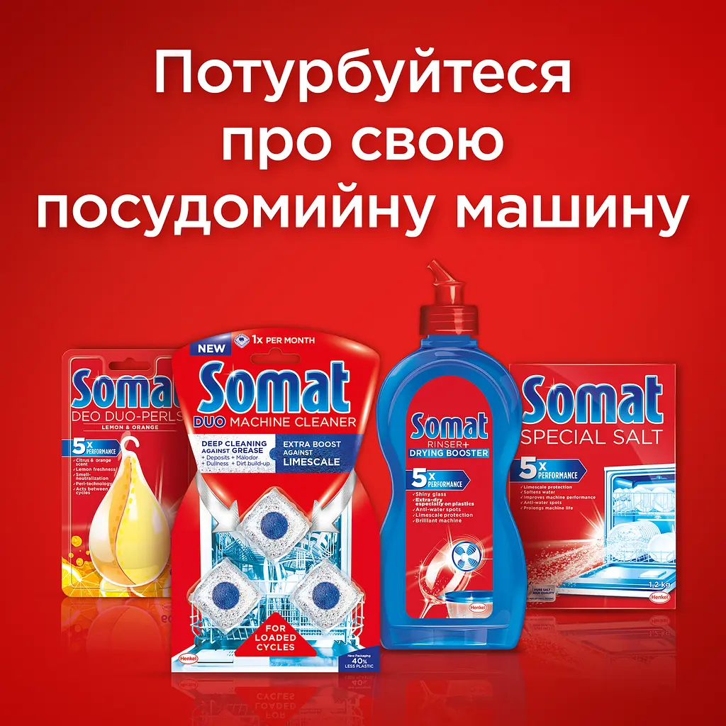 Таблетки для посудомийної машини Somat Exellence All in one Все в 1 24 шт. - фото 9