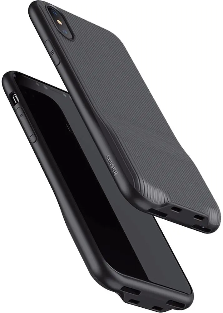 Чехол Baseus Audio Case для iPhone X / XS (Audio + Charge / Double lightning) Black - фото 2