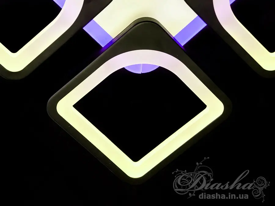 Люстри світлодіодні Diasha S8060/4BK LED 3color dimmer - фото 3