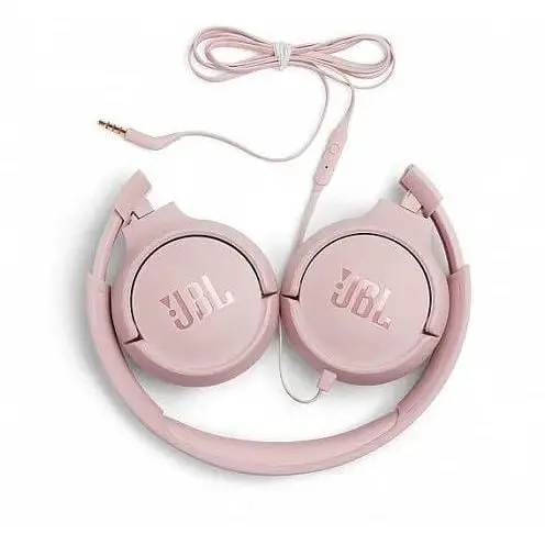 Дротові навушники повнорозмірні JBL T500 (JBLT500PIK) рожеві JBLT500PIK - фото 8