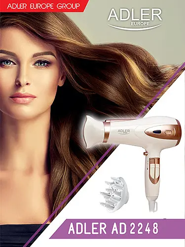 Фен Adler AD 2248W White - фото 8