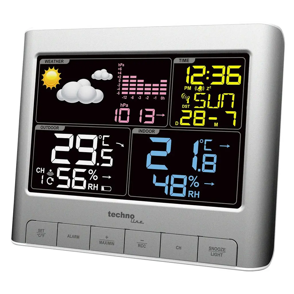 Метеостанція Technoline WS6449 Silver (WS6449) - фото 2