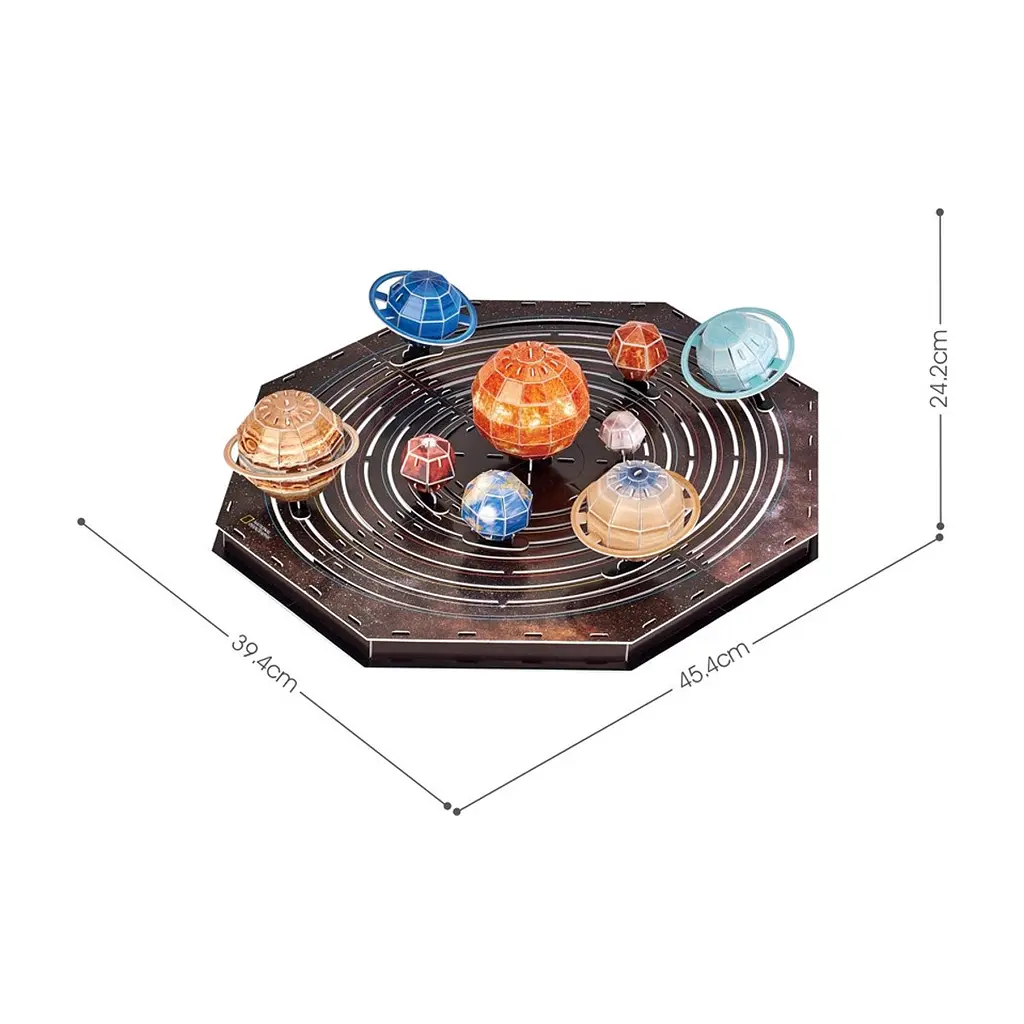 Пазл Cubic Fun Тривимірна головоломка-конструктор Stem Сонячна система (DS1087h) - фото 3