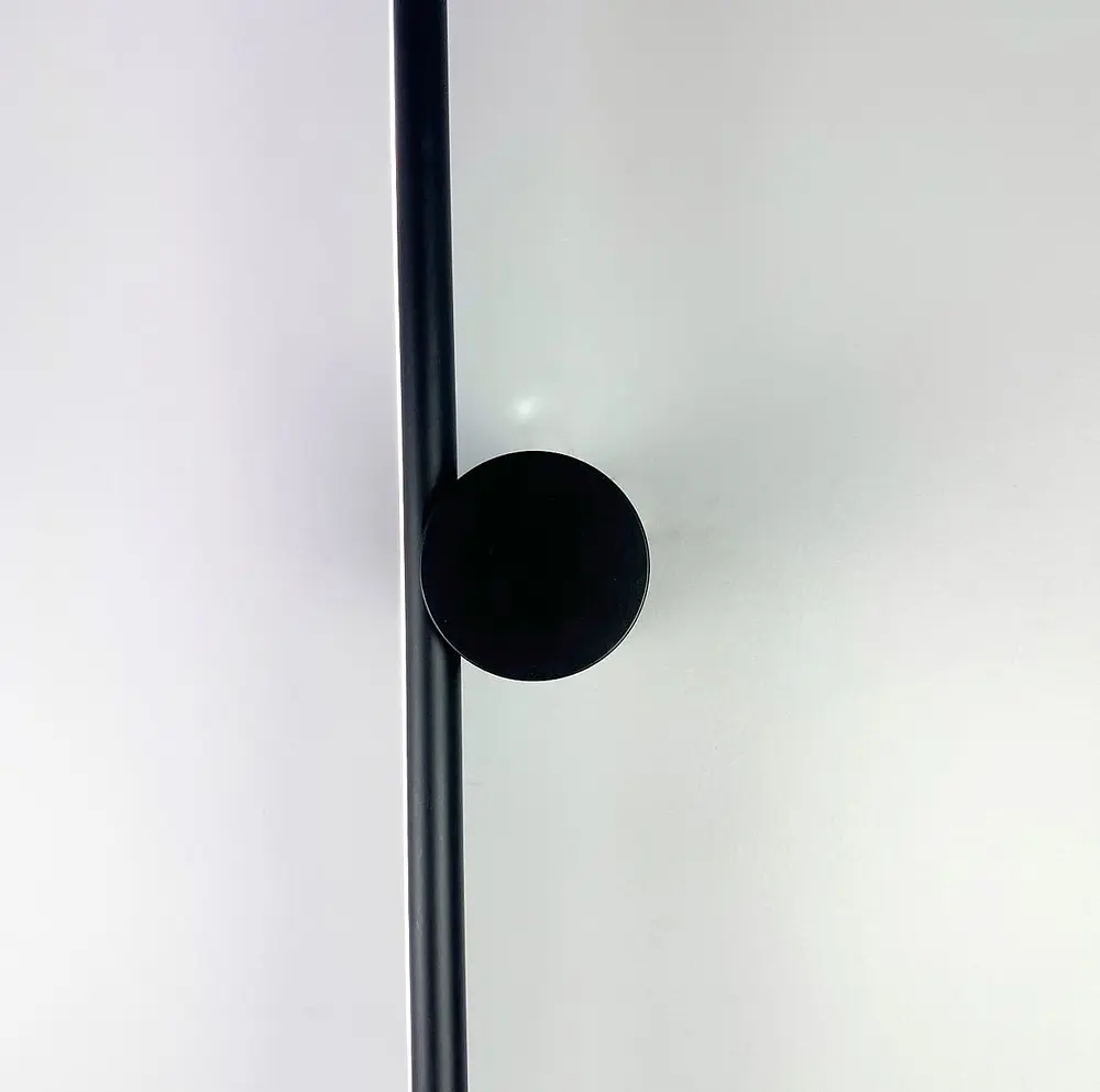 Лінійний настінний світильник у чорному каркасі Line F довжина 100 см Арт. WJ018 - фото 7