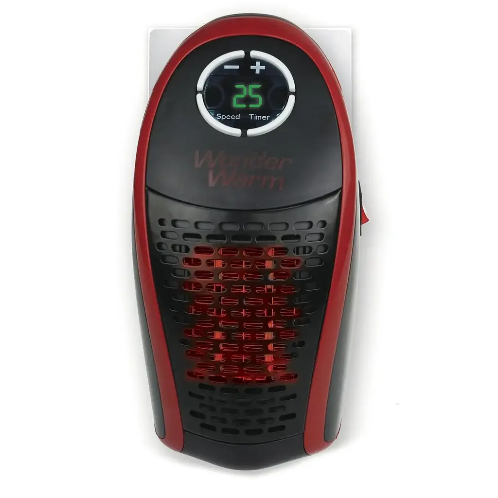 Тепловентилятор Supretto Wonder Warm портативний чорний (5320) - фото 2