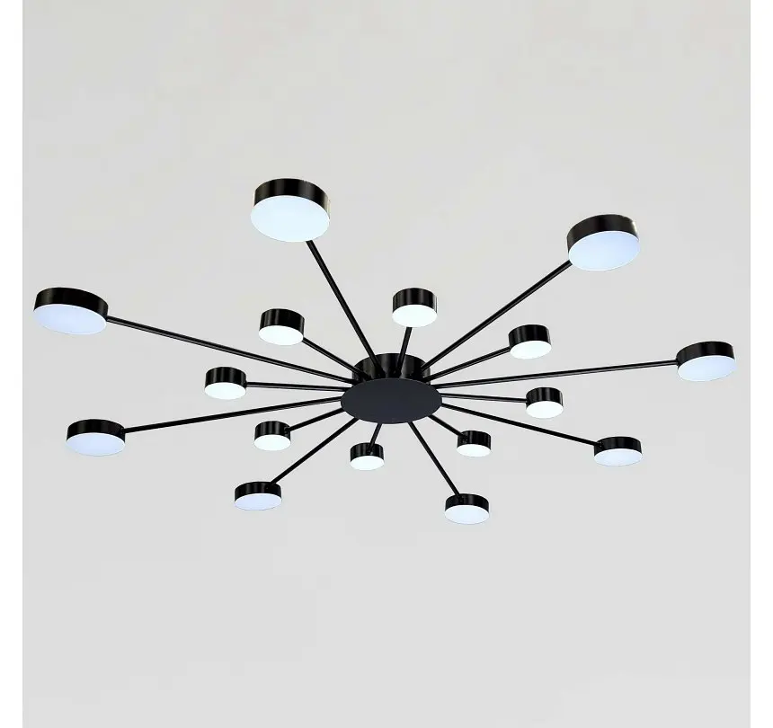 Світлодіодна люстра стельова Artlight 6473/16 з круглими плафонами, 100 Вт - фото 2