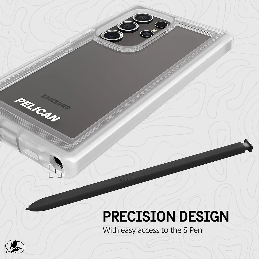 Протиударний чохол із кліпсою Pelican Voyager аналог OtterBox Defender для Samsung Galaxy S24 Ultra (6.8") Clear - фото 4