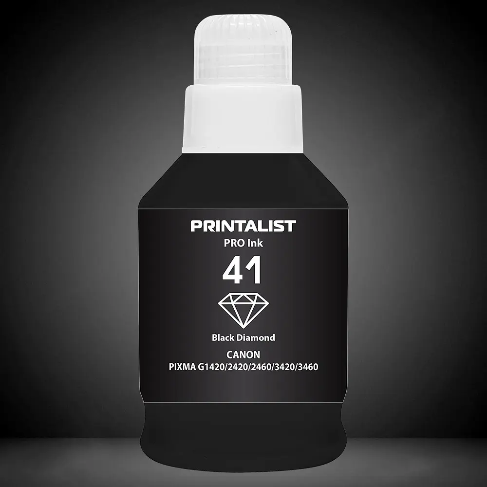 Чорнило PRINTALIST GI-41 для Canon Pixma G2420/3420 190г Black пігментне (PL41BP) - фото 4