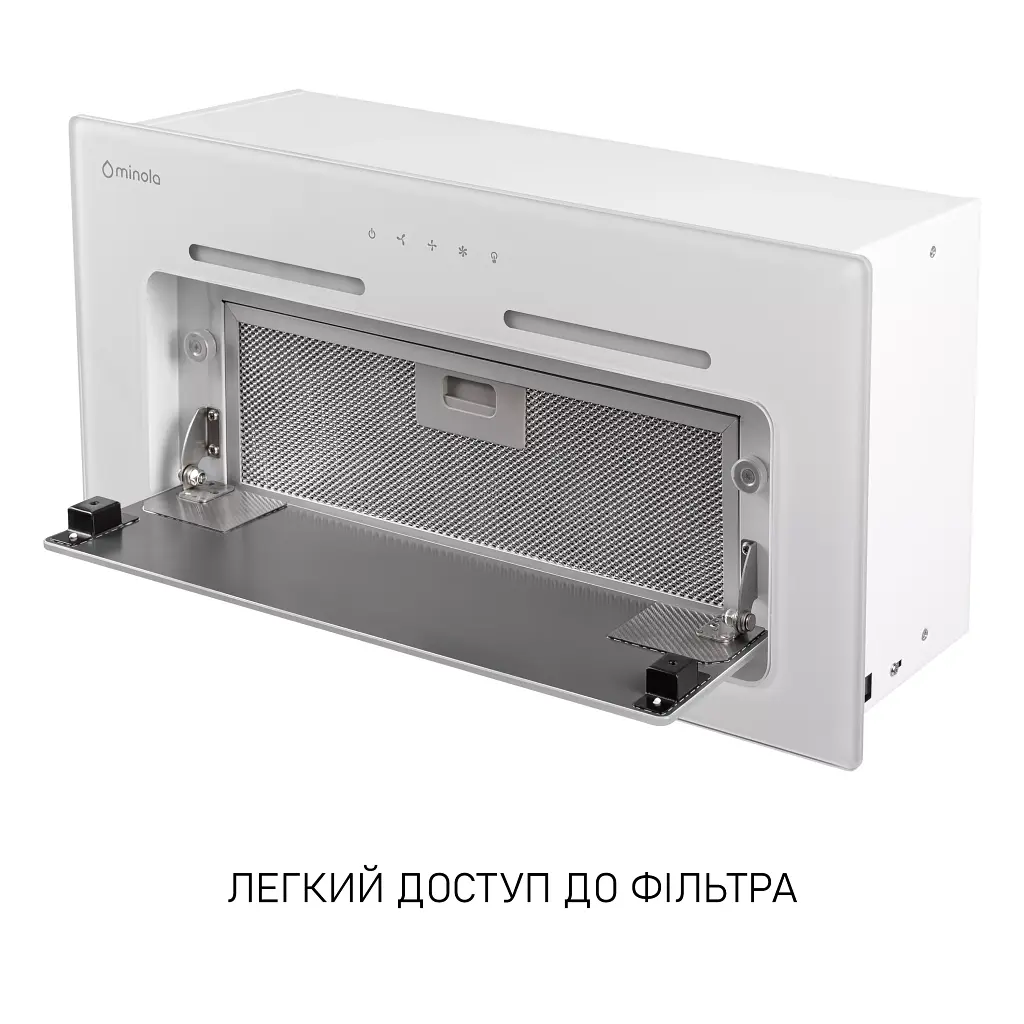 Вытяжка полновстраиваемая Minola HBI 6473 WH GLASS 800 LED Line - фото 11
