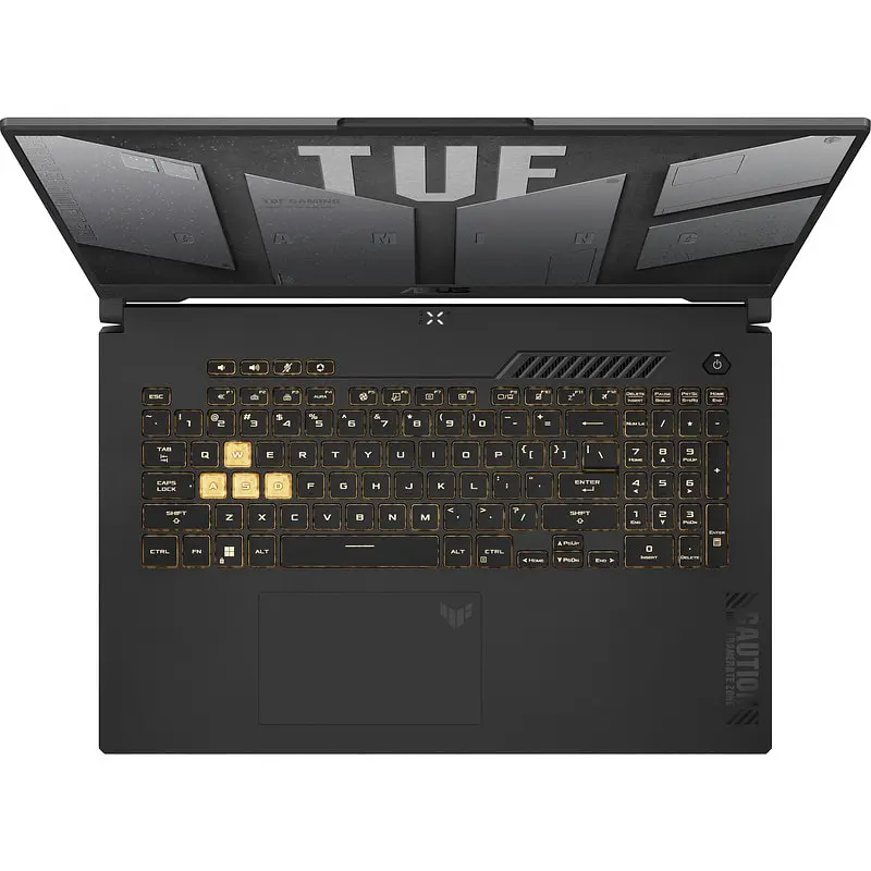 Ігровий ноутбук Asus TUF F17 FX707VJ Intel Core 5 210H 12M Cache, до 4, 80 ГГц, 17, 3 FHD 144Hz, 16GB, 1TB SSD, nVidia GeForce RTX 3050 6GB, чорний/сірий - фото 3