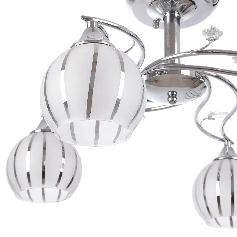 Люстра потолочная Brille для кухни E14 40W CH (LK-248C/4) - фото 2