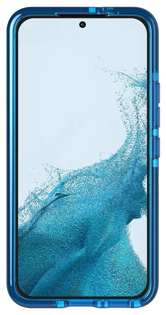Оригінальний протиударний чохол Tech21 Evo Check для Samsung Galaxy S22 (6.1") Blue (T21-9408) - фото 2