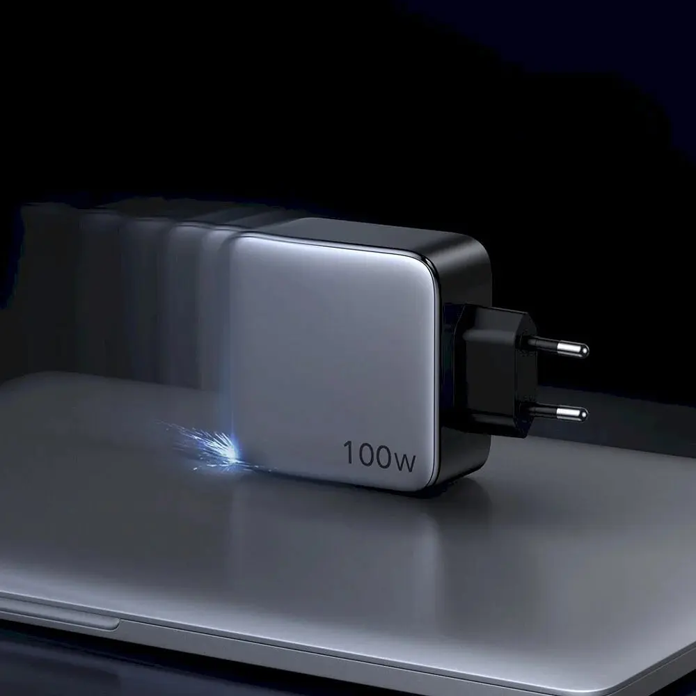 Зарядний пристрій Ugreen CD254 100 W Smart Charger євровилка (50327) - фото 2