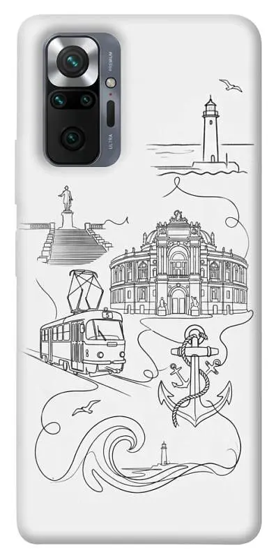 TPU чохол Demsky Odesa spirit для Xiaomi Redmi Note 10 Pro