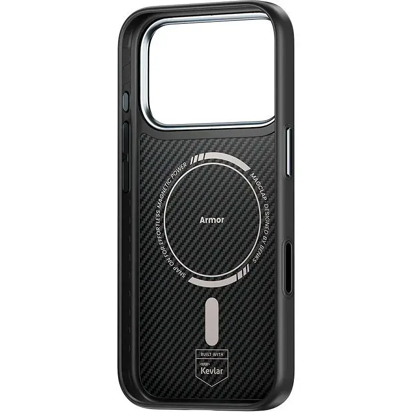 Чехол Benks Magnetic ArmorPro Kevlar Case 600D для Apple iPhone 17 Pro Max Black [145684] - фото 3