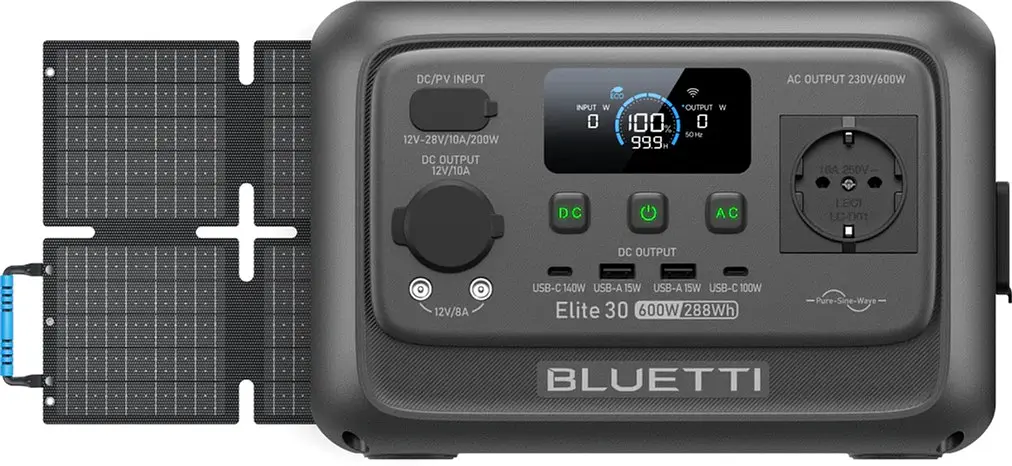 Зарядная станция Bluetti Elite 30 V2 / 600 Вт / 288 Вт/год / LiFePO4 (PB931514) - фото 6