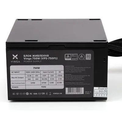 Блок питания Vinga 750W ОЕМ (VPS-750P1) - фото 7