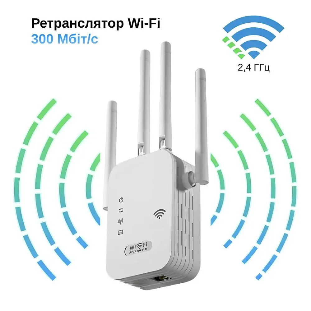 Ретранслятор-маршрутизатор XON ReLink X300R4 300Мбит/с 2.4 ГГц Белый (CNRWSW021403W 4180) - фото 2
