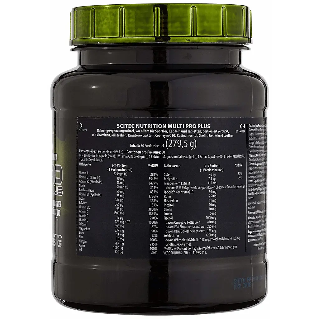 Вітамінно-мінеральний комплекс Scitec Nutrition Multi Pro Plus 30 пакетиків - фото 2