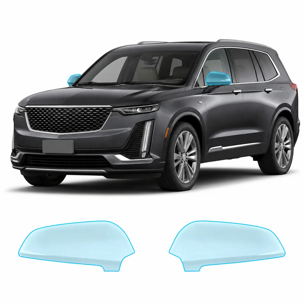 Антигравійна захисна бронеплівка за лекалами для Cadillac XT6 I 2019- дзеркала