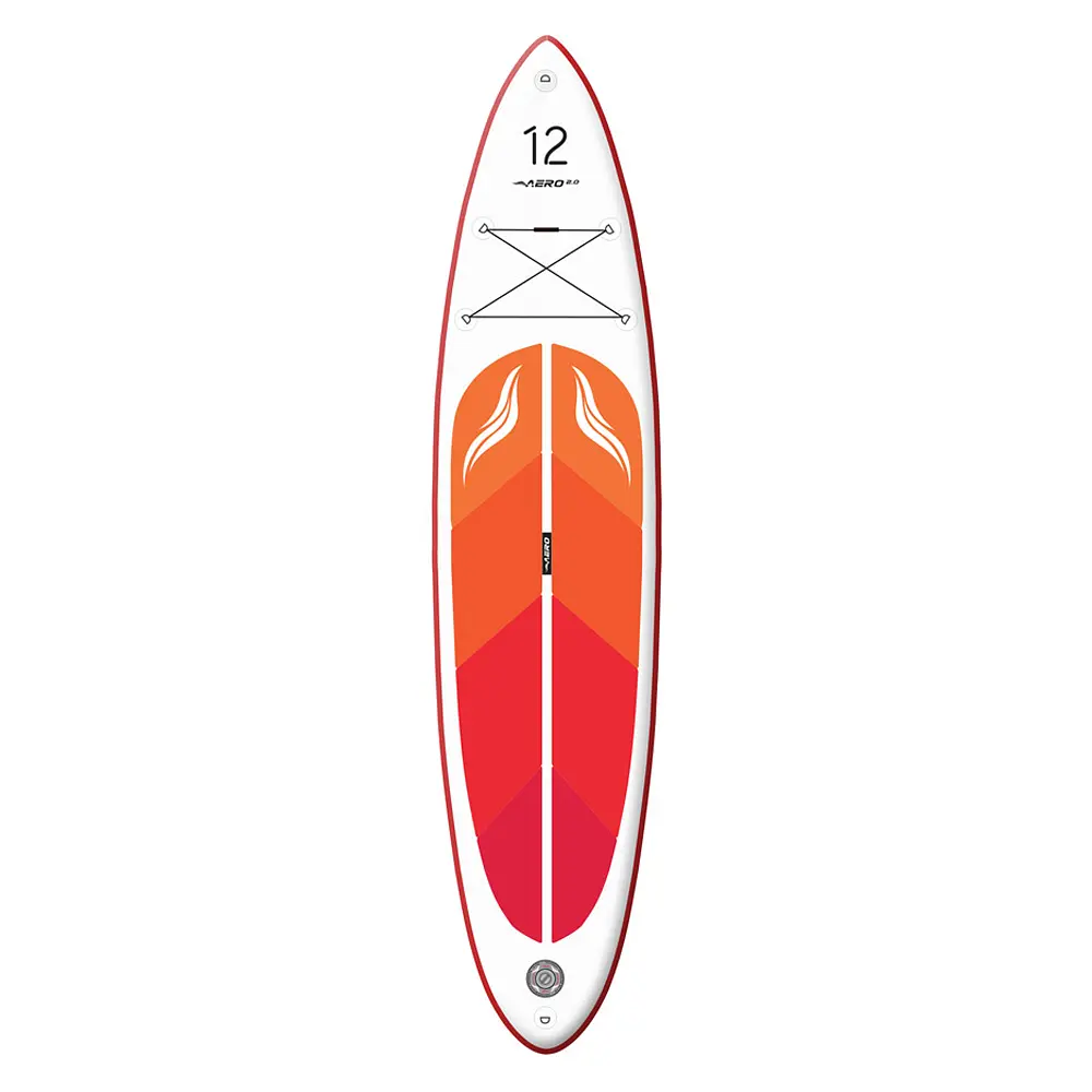 Надувна SUP дошка AERO Board 2.0 (365х15х80см) 12' Red Orange - фото 2