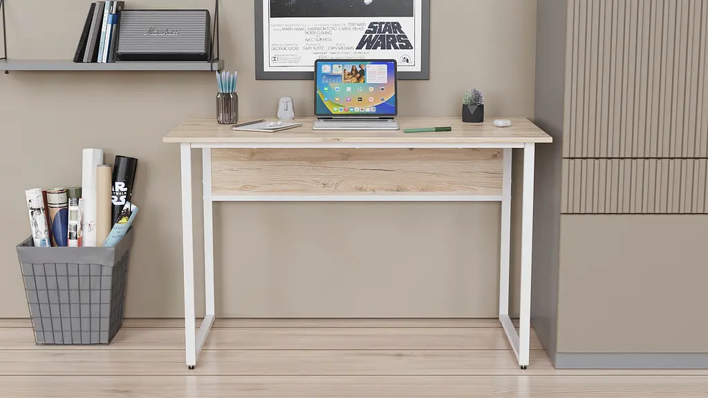 Компьютерный стол Ferrum-decor Коди 75x120x60 белый ДСП Дуб Артизан 16мм (FRD-101194) - фото 3