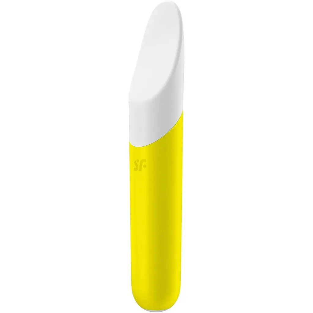 Мінівібратор з гнучким язичком Satisfyer Ultra Power Bullet 7 Yellow - фото 2