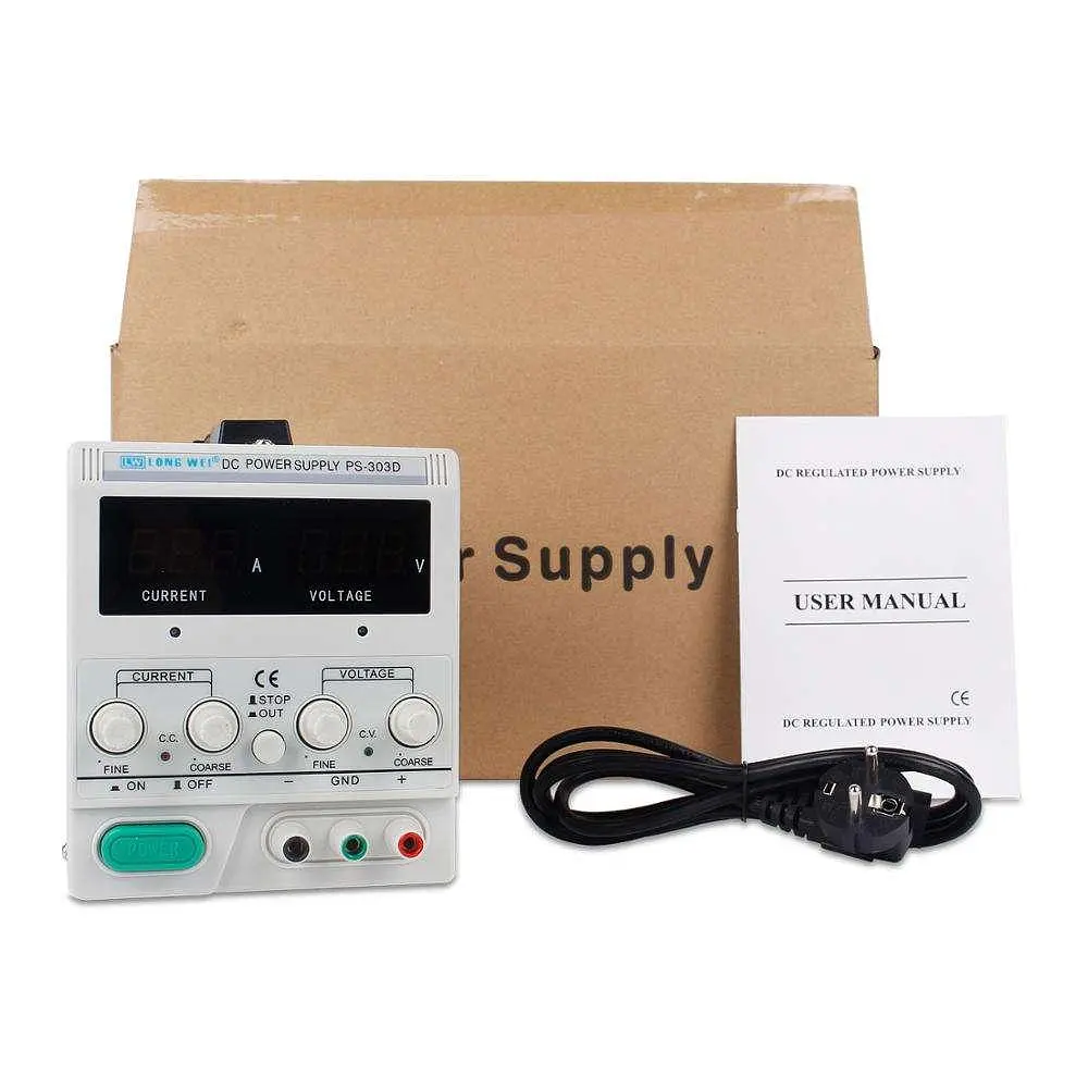 Блок живлення лабораторний LONG WEI PS-305D 30v 5A цифрова індикація - фото 7