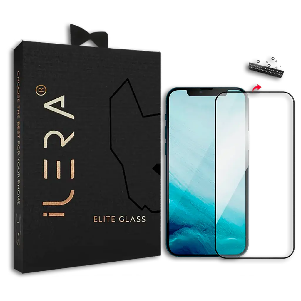 Захисне скло iLera DeLuxe Full Cover для Apple iPhone 13 Pro Max/iPhone 14 Plus (ILFCDL1367) [61558] - фото 2