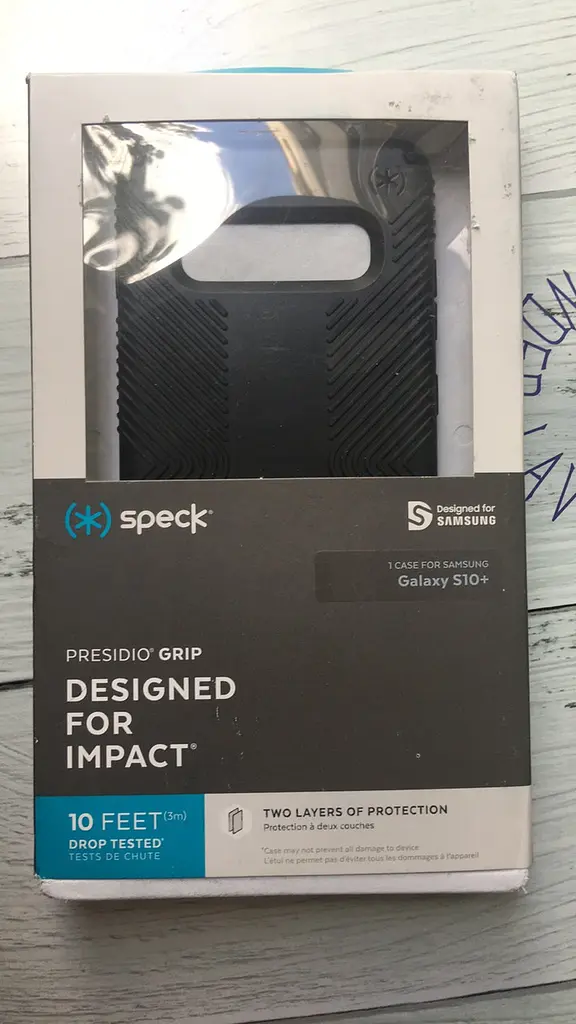 Чохол протиударний Speck Presidio Grip 124607-1050 для Samsung Galaxy S10 Plus (6.4") Black - фото 7