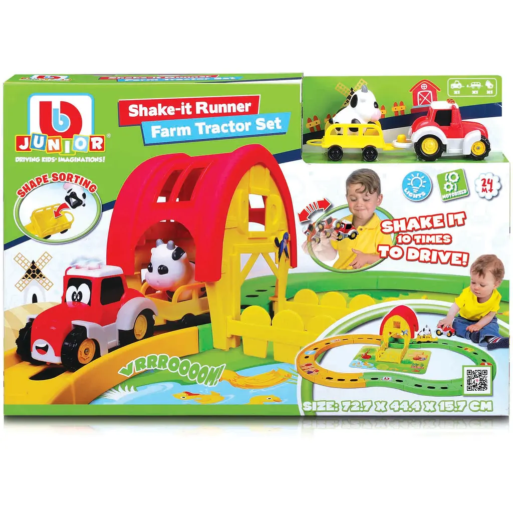 Набор игровой Bb Junior Farm Tractor Set Shake-it Runner (16-88619) - фото 3