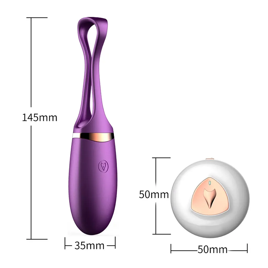 Віброяйце B - Series Fox Love EGG, 14.5 см (фіолетовий) - фото 6
