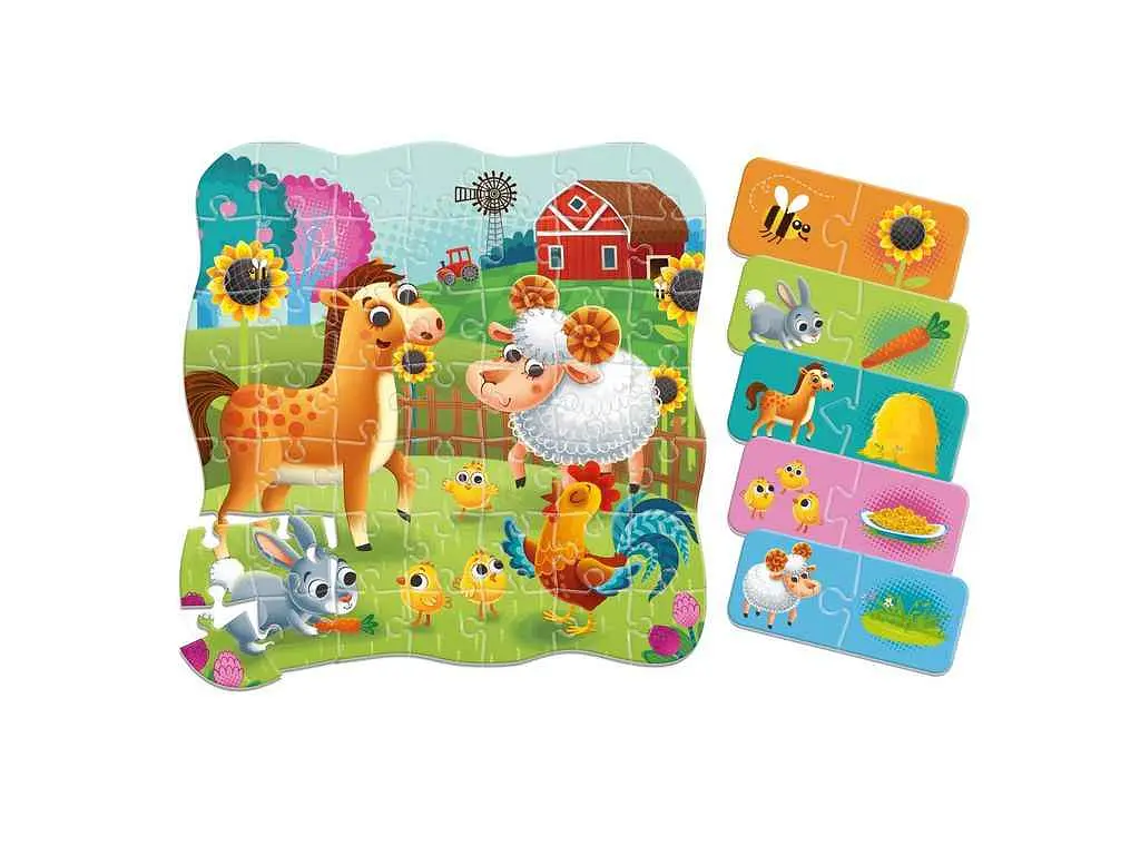 Пазли VLADI TOYS "2 in 1. Farm" RK1140-05 - фото 6