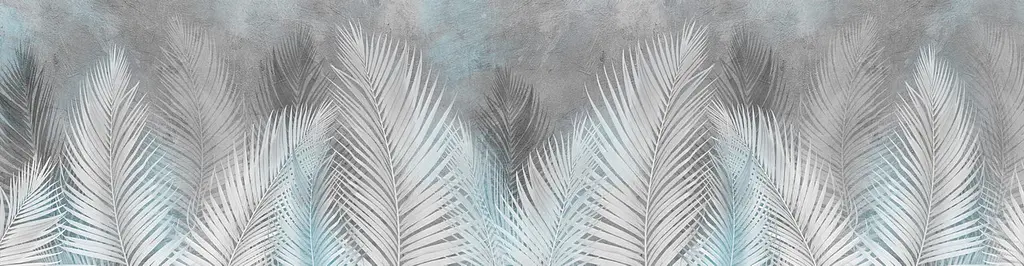 Кухонний фартух вініловий Пишне пір'я ПВХ наклейка для кухні перо птах сірий 65х250 см Happy Pocket Z180256 - фото 4