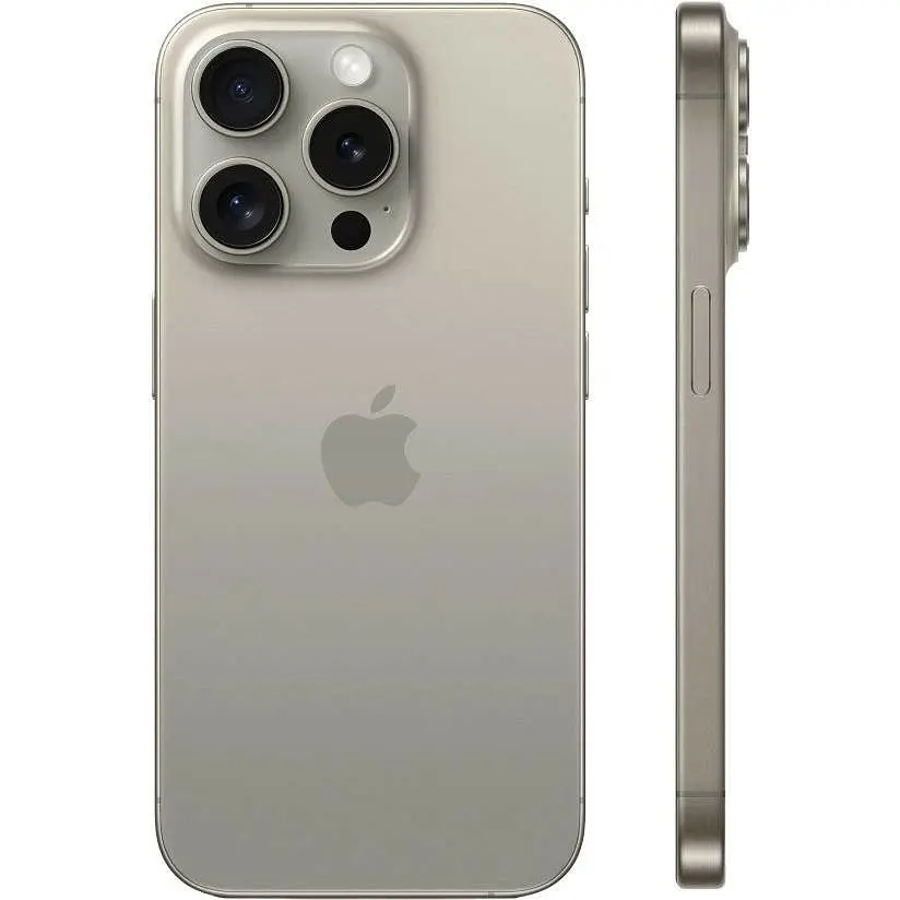 Смартфон Apple iPhone 15 Pro 256GB Natural Titanium NEW - фото 4
