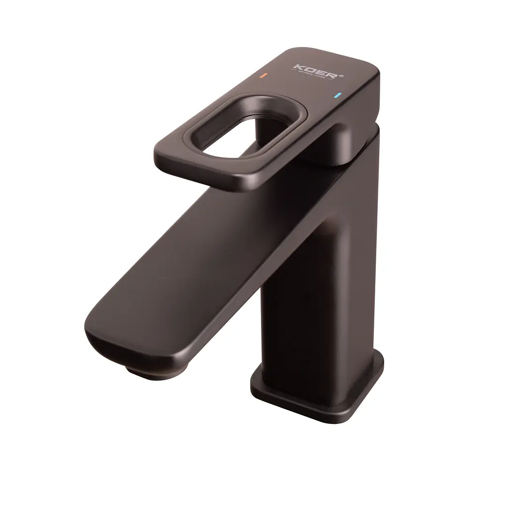 Смеситель для умывальника Koer KB-10031-05 KR5431 Черный матовый - фото 8
