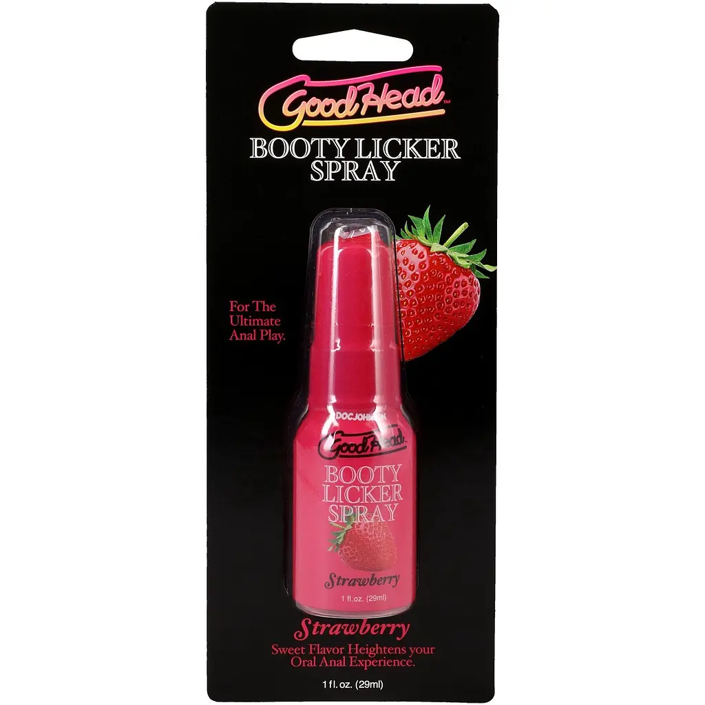 Спрей Doc Johnson для анілінгусу GoodHead Booty Licker Spray полуниця, 29 мл - фото 2