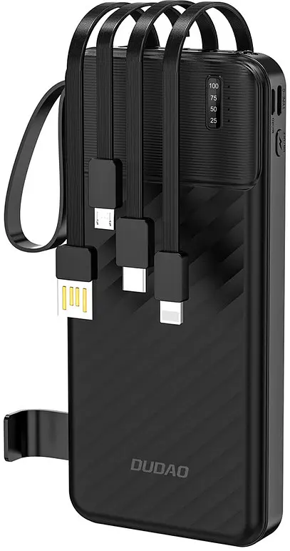 Power Bank Dudao K11 10000mAh 4 in 1 Black UA