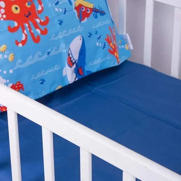 Простирадло MirSon Kids Time Сатін, 22-1314, Cerulean - фото 3