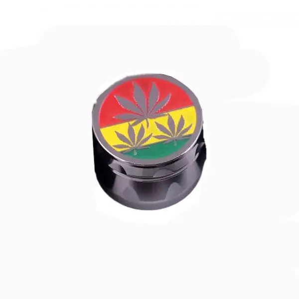 Гриндер для подрібнення тютюну HL-200 Коноплі Gray (10876) - фото 2