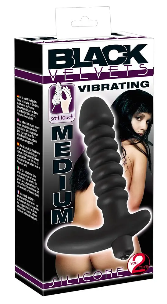 Анальний вібратор Black Velvets Vibrating Plug Black Level 42-05847380000 91141 - фото 5