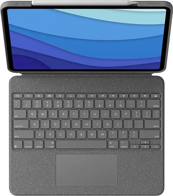 Чехол-клавиатура Logitech Combo Touch Keyboard для Apple iPad Pro 12.9 2018/2020/2021/2022 Oxford Gray (920-010097) - фото 2