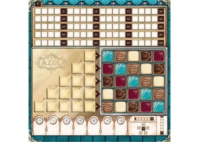 Настільна гра Plan B Games Азул. Майстер Шоколатьє (Azul: Master Chocolatier) (англ.) + правила українською! (NMG60110EN) - фото 4