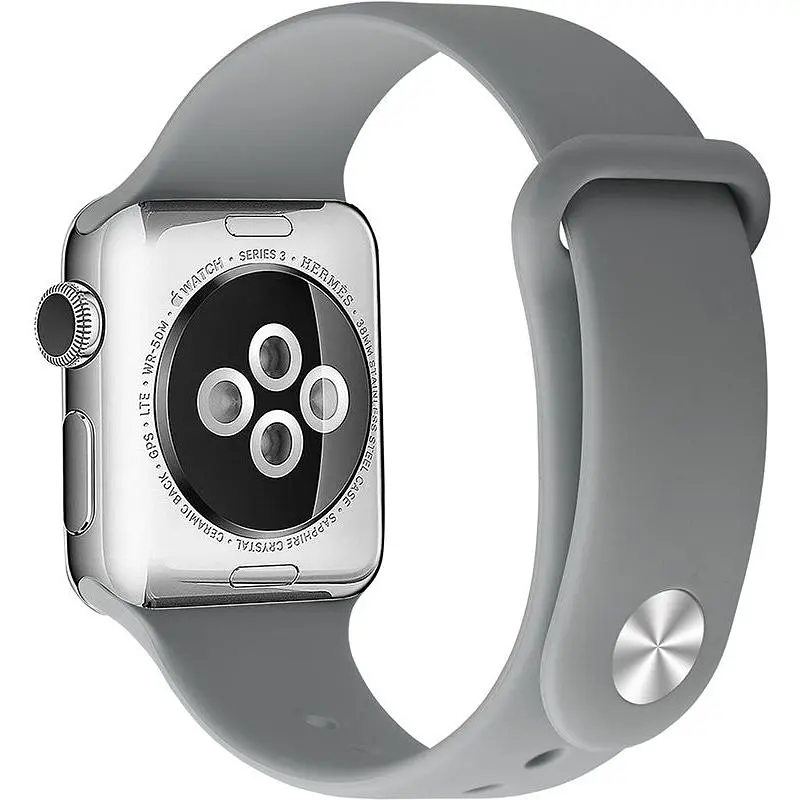Ремешок Uwatch Silicone Strap for Apple Watch 42/44 mm Concrete - фото 2