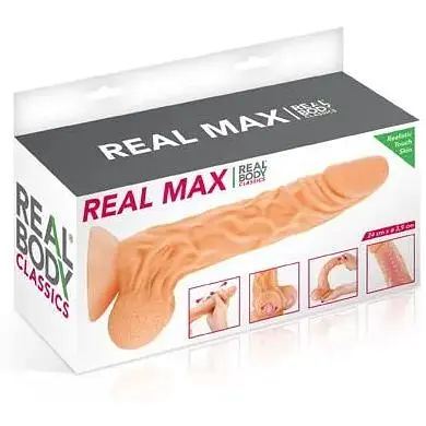 Фалоімітатор із рухомою крайньою плоттю Real Body - Real Max - фото 3