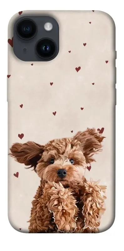 TPU чохол Demsky Сute doggy для Apple iPhone 14 (6.1")