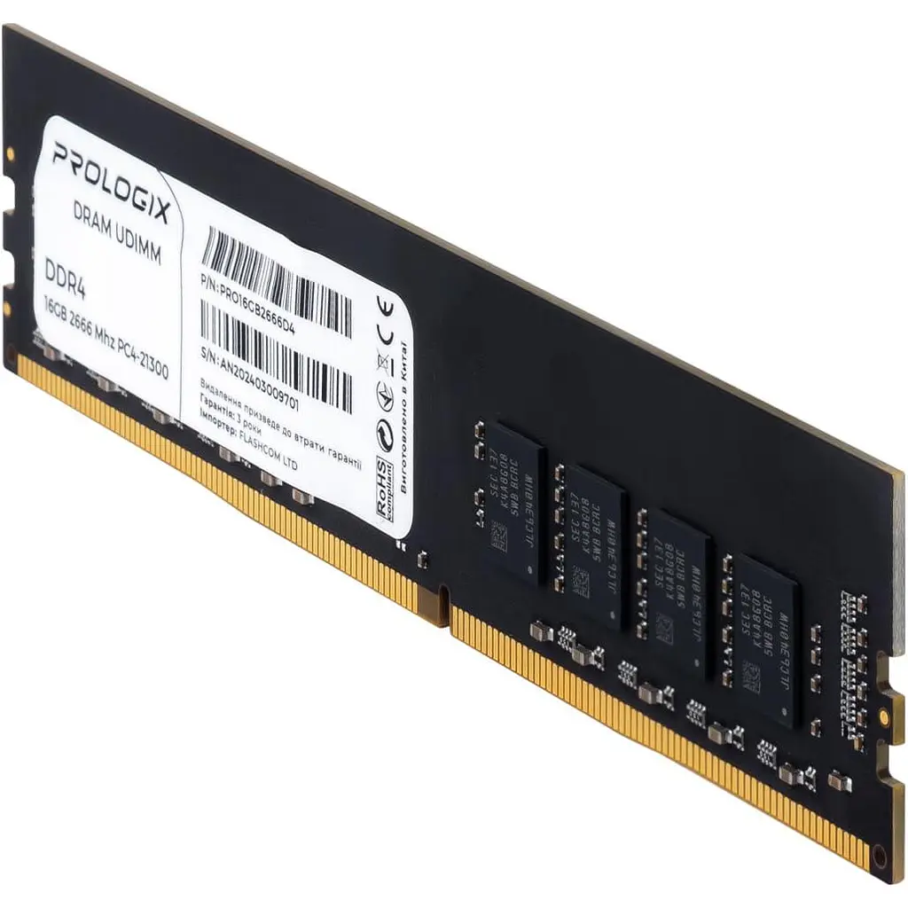 Модуль пам'яті ProLogix DDR4 16GB 2666MHz (PRO16GB2666D4) - фото 3