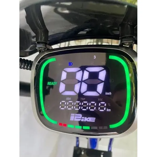 Электровелосипед Minako Monster Pro 16" 1000W 60V 30Ah гидравлические тормоза синий - фото 13